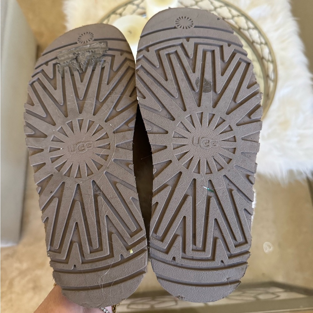 UGG Australia Disquette Platform Slippers Chestnut, Sz 9 - Picture 6 of 10